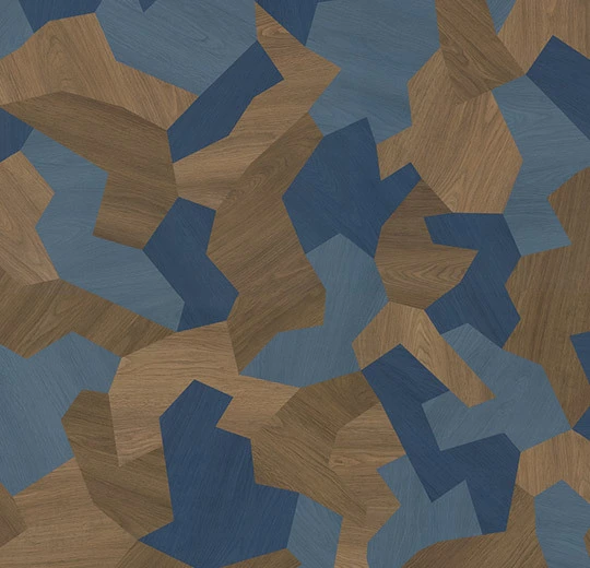 98507UP4319 blue shaped wood